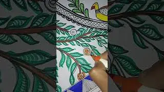 Madhubani art final and last part 🎨🖌️✅ #art #follow #indianart #drawing