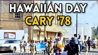 Downtown Cary Nc Events (Super 8 Film) Hawaiian Day