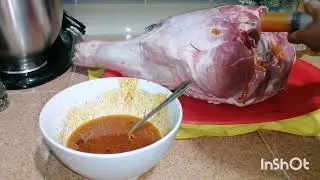 Marinado pierna de cerdo
