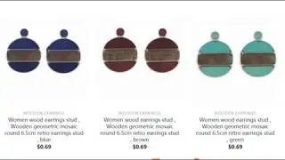 Wood Earrings Wholesale,african wood earrings ,natural wood hoop Earrings