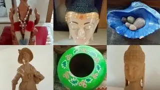 VLOG--Ceramic,wood,Glass Items In My Friends House