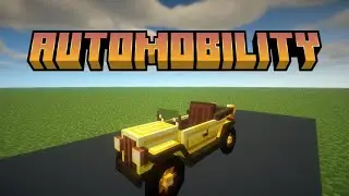 Обзор мода Automobility для майнкрафт 1.20.1