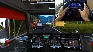 VOLANTE Logitech G29 TEST FANALED EURO TRUCK SIMULATOR 2 ||YanRed