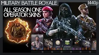 Warzone Black Ops Cold War - Season One - All Operator Skins + mission details (No commentary) 1440p