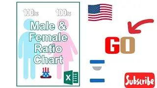 How to make a male/female ratio chart in Excel 