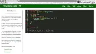 [Walkthrough] SORTED UNION | FCC Intermediate Algorithms