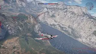 War Thunder ; Ki-44-I&nbsp;34 ; P-40 shot down🙄