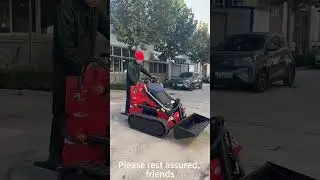Farm skid loaders 25hp mini skid steer loader diesel joystick mini skid steer for mulch dingo
