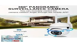 1080P Full HD WIFI Camera Indoor Outdoor 360 Rotatable Network IP Camera 2.4GHz