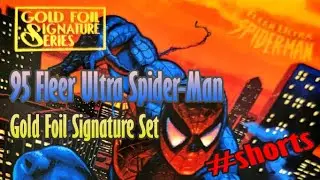 1995 Fleer Ultra Spider-man Gold Foil Signature Series #shorts
