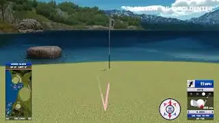 Golden Tee Great Shot on Basin Lake! GARNET