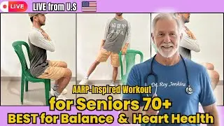 10‑Minute Chair Balance Workout for Seniors | Daily Routine to Prevent Falls at Home