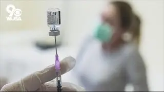 Maryland Gov. Hogan visits Prince George's County Giant Pharmacy vaccine center