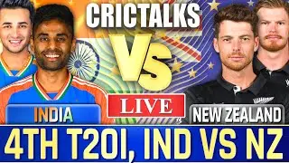 🔴 Live: IND v NZ, 4th T20I, Cricket Live Match Today Scores & Commentary, Last 8 Overs