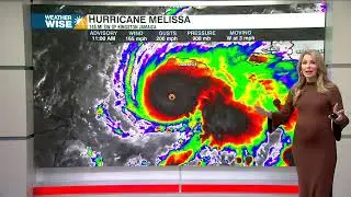 WCCB Meteorologist Kaitlin Wright Hurricane Melissa Update