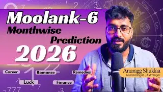 Yearly Numerology Prediction 2026 : Moolank 6 (People born on 6, 15, 24) | AnuraggShuklaa |