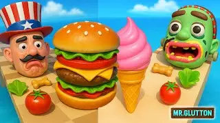 Ice Cream Stack Runner 🆚 Burger Master - All Levels Satisfying Gameplay 