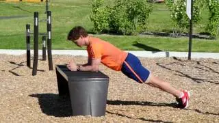 TREKFIT - Incline frontal plank / Planche frontale inclin&eacute;e