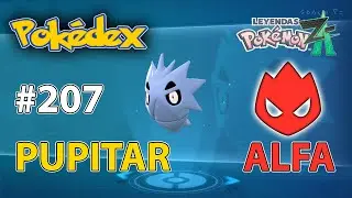 207 Como conseguir a Pupitar (ALFA) Leyendas Pokemon Z-A - Alfadex Luminalia Alphadex