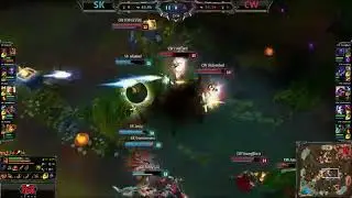 SK nRated Leona VS CW Cowtard Xerath Highlights   2014 EU LCS Spring W11D2 HQ