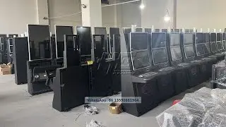 2024 Skill Slot Machine Factory in China,Dual Screen,43 Inch Vertical Casino Skill Slot Machines