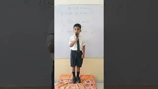 #englishpoemrecitation primary school activity #arjuna#kidzee