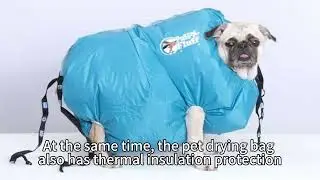 Premium Pet Bath Drying Bags Medium to Large Pet Dryers