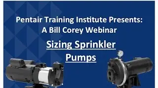 Sizing Sprinkler Pumps