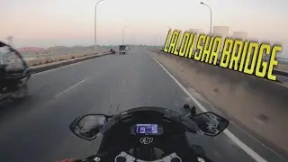 Iলালন শাহ ব্রিজে প্রথম বাইক রাইড 😍Lalon Shah Bridge Riding Shorts | Motovlog