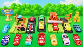 Disney Pixar Cars Unboxing Review | Lightning McQueen | Mattel Disney Pixar Cars Glow Racers Playset