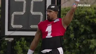 Eagles Final Super Bowl Practice with Brandon Graham FULL Participant in New Orleans