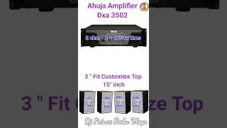 Ahuja Ka Speaker 400 Watt Or Ahuja Dxa 3502 Price in india 2024