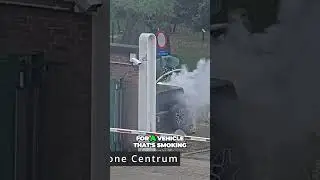 Explosive Vehicle Incident #shorts #electricvehicle #explosion #fire