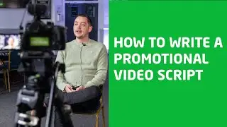 How do I write a promotional video script?