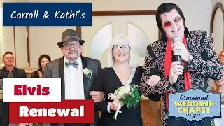 Carroll & Kathi's Elvis Renewal Ceremony at Graceland Chapel | Las Vegas