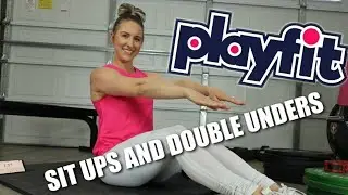 SIT UPS AND DOUBLE UNDERS - PLAYFIT TEEN HOME CROSSFIT WORKOUT