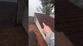 This roof has a lot of storm damage! #roofing #homeimprovement #gutters #diy #roofingcontractor