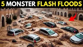 Top 5 Deadliest Floods Caught on Camera!  Shocking Natural Disasters Footage