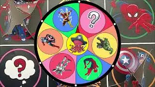 They Are Looking For Superheroes In The Spinning Wheel Game