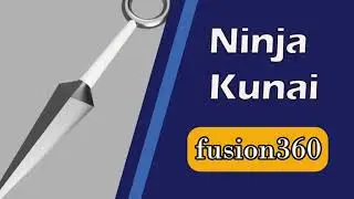 Ninja Kunai tutorial Fusion 360 [Beginner]