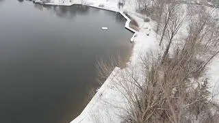 Steinbrunner See - Schnee FPV