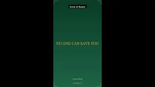 3 Things That Won't Save You That Day... (Quran 2:48)