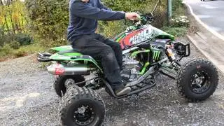 Kawasaki KFX450R Yoshimura RS2 full exhaust and FCI