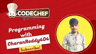 Test Live Stream Code with CharanReddy404