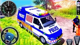 Police Van Driving Simulator 3D - Offroad Real Police Car Driver - Android Gameplay
