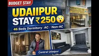 Budget Dormitory in Central Udaipur ₹250 Onwards | AC & Non-AC Beds| Perfect for Solo & Group