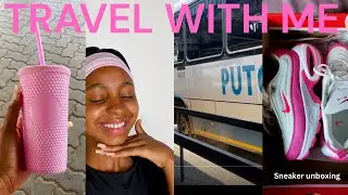 Vlog 4:Travel With Me+ Sneaker unboxing
