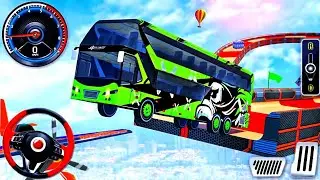 Mega Ramp Bus Racing Simulator - Impossible Bus Stunt Driving 3D - Android GamePlay