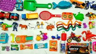 #thebest hunting mainan chiki es krim upin ipin ironman mobil tayo spiderman spongebob  escavator 02