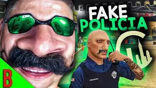Fazendo POLICIA FAKE no SERVIDOR dos STREAMERS - GTA RP COMPILADO